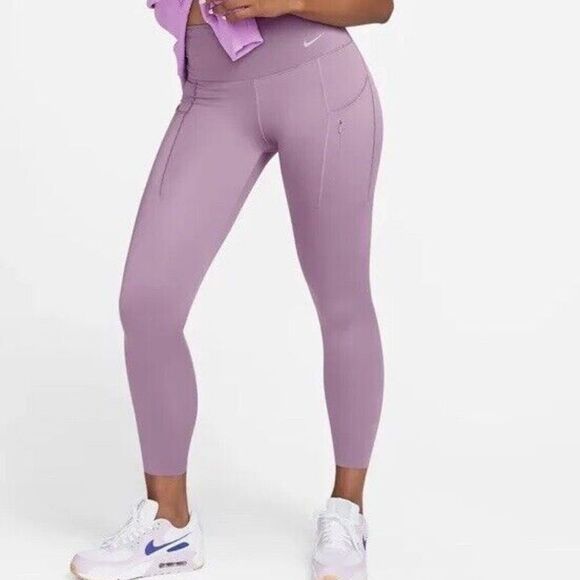 Nike Universa Medium-Support High-Waisted 7/8 Leggings with Pockets NWT - Picture 1 of 11